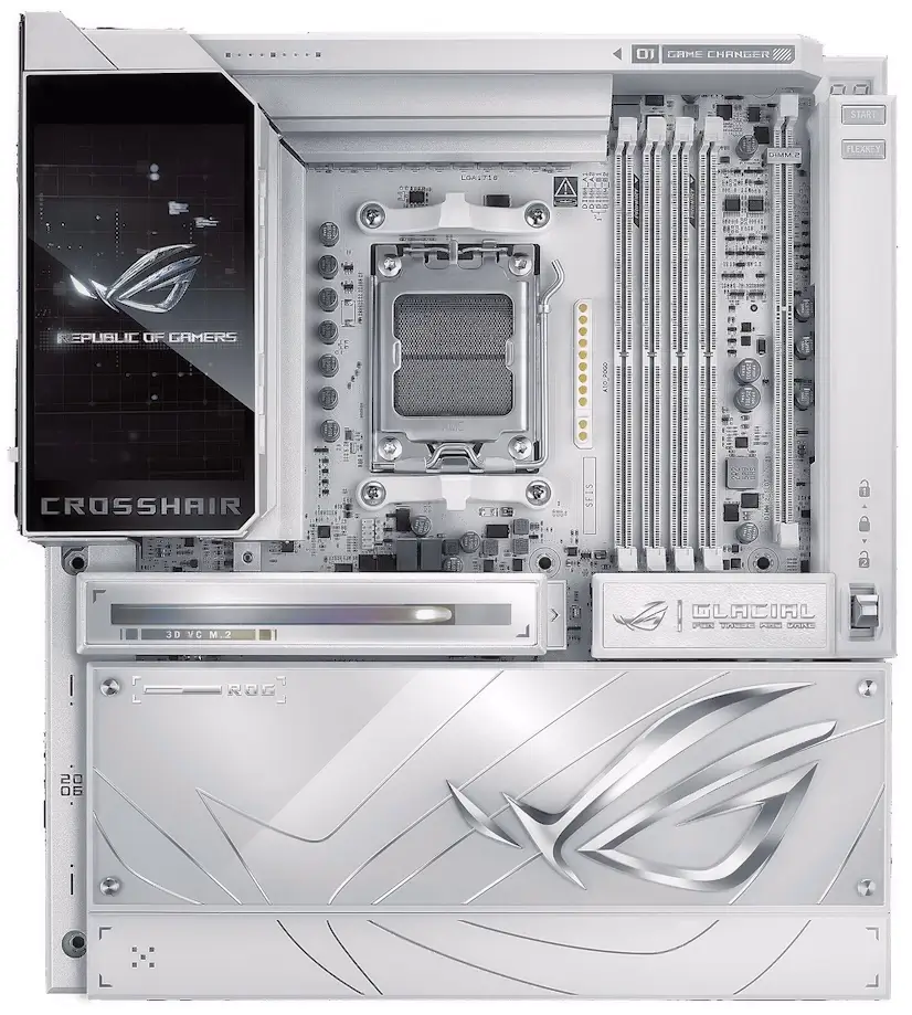 Hortaleza Gaming - Montaje Placa Base ASUS ROG CROSSHAIR X870E GLACIAL Hortaleza